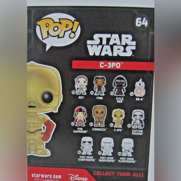 NIB Funko Star Wars C-3PO #64 Figure 2015 Vaulted Retired - Picture 3 of 6